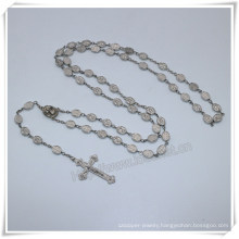 Metal Beads Rosary/Oval Beads Rosary/Religious Item/Catholic Rosaries/Virgin Mary Beads Rosary (IO-cr399)